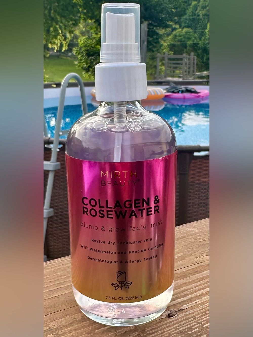 Mirth Beauty Collagen & Rose Water Facial Mist - Plump & Glow